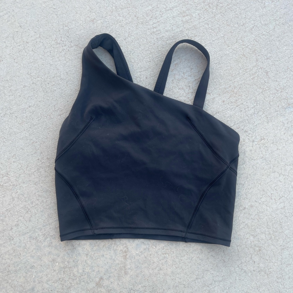 Lululemon asymmetrical long line sports bra